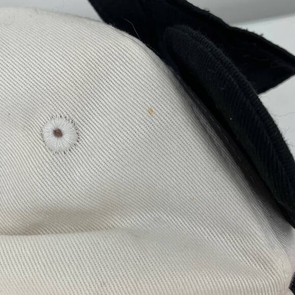 Disney Red White Black Sparkle Polka Dot Minnie Mouse Adjustable Baseball Hat - Picture 10 of 10